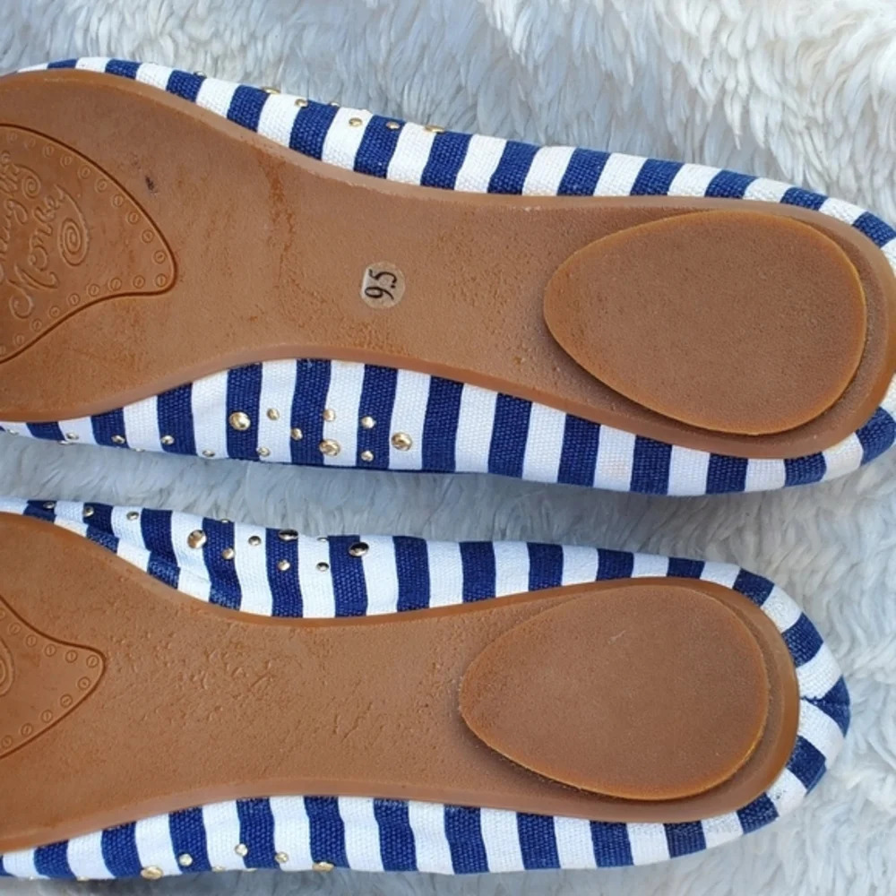 Naughty Monkey‎ Nautical Skimmer flats 9.5 NWT - Picture 5 of 7